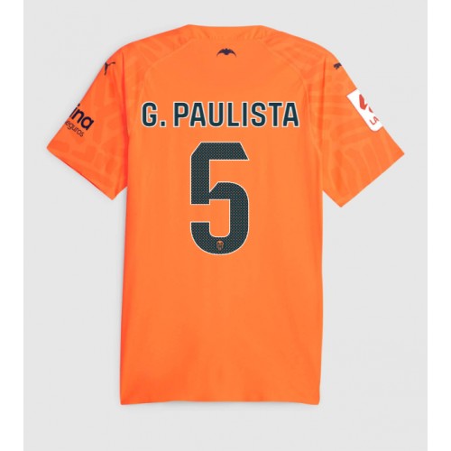 Pánský Fotbalový dres Valencia Gabriel Paulista #5 2023-24 Třetí Krátký Rukáv